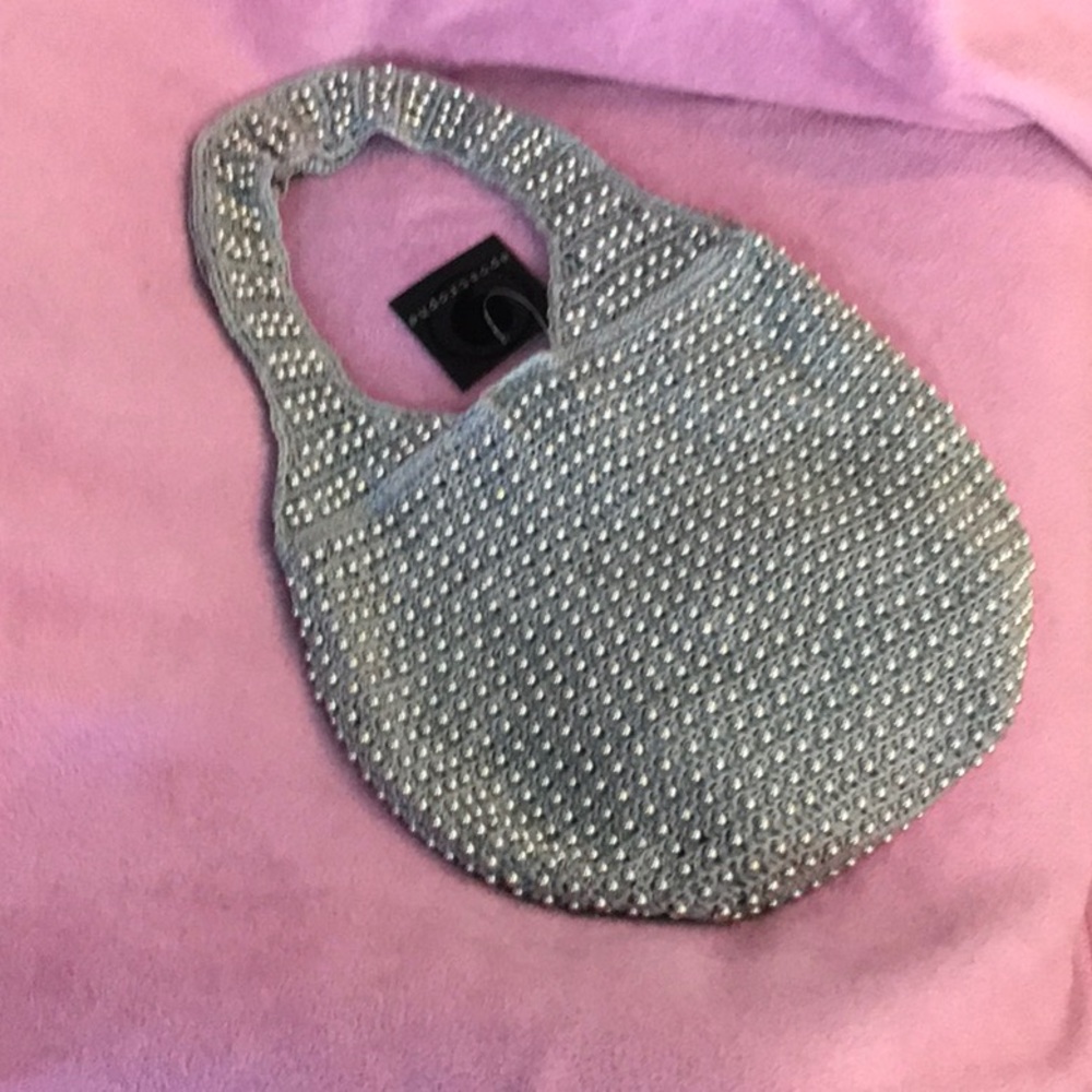 Beaded Crochet Hobo Bag
